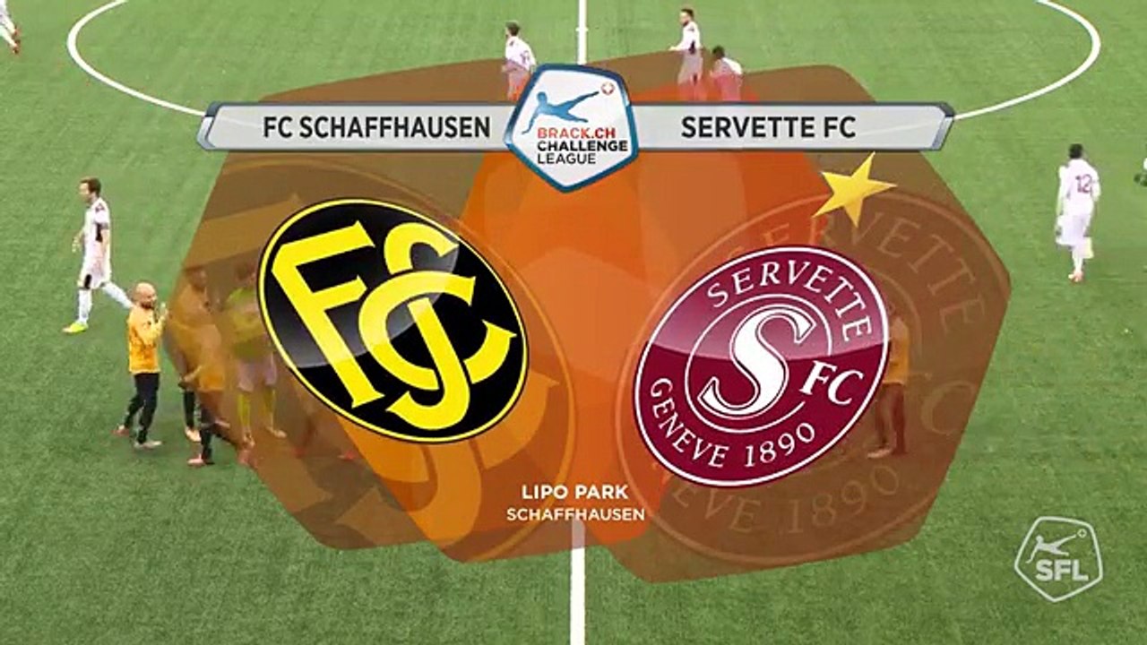 Schaffhausen 1:2 Servette ( Swiss Challenge League 26 November 2017)