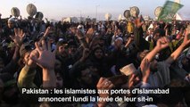 Pakistan: les islamistes annoncent la levée de leur sit-in