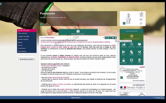 Créer un site internet pour une mairie ou commune : 10 minutes pour un site internet complet