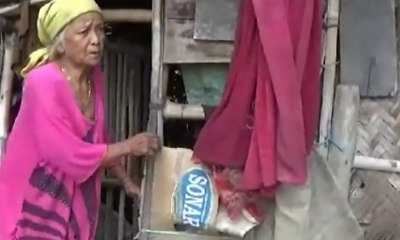 Seorang Nenek Tinggal di Gubuk Bekas Pos Ronda