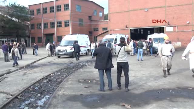 Zonguldak'ta Maden Ocağında Göçük 1 İşçi Kurtarıldı, 2 İşçi Göçük Altında