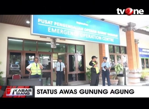 Gunung Agung Status Awas, Bandara I Gusti Ngurah Rai Ditutup