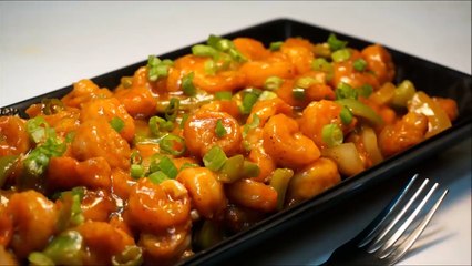 Chilli Prawns recipe | Non Veg Starter Recipe | Samayal Manthiram