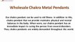 Wholesale Chakra Metal Pendants || Chakra Jewellery Suppliers