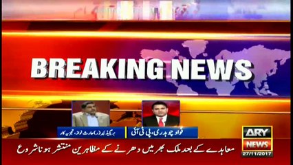 Fawad Ch's analysis on Army Cheif's role to end Faizabad sit-in