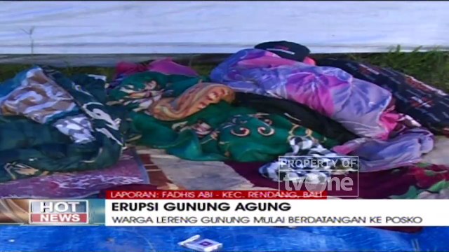 Begini Kondisi di Posko Pengungsian Gunung Agung