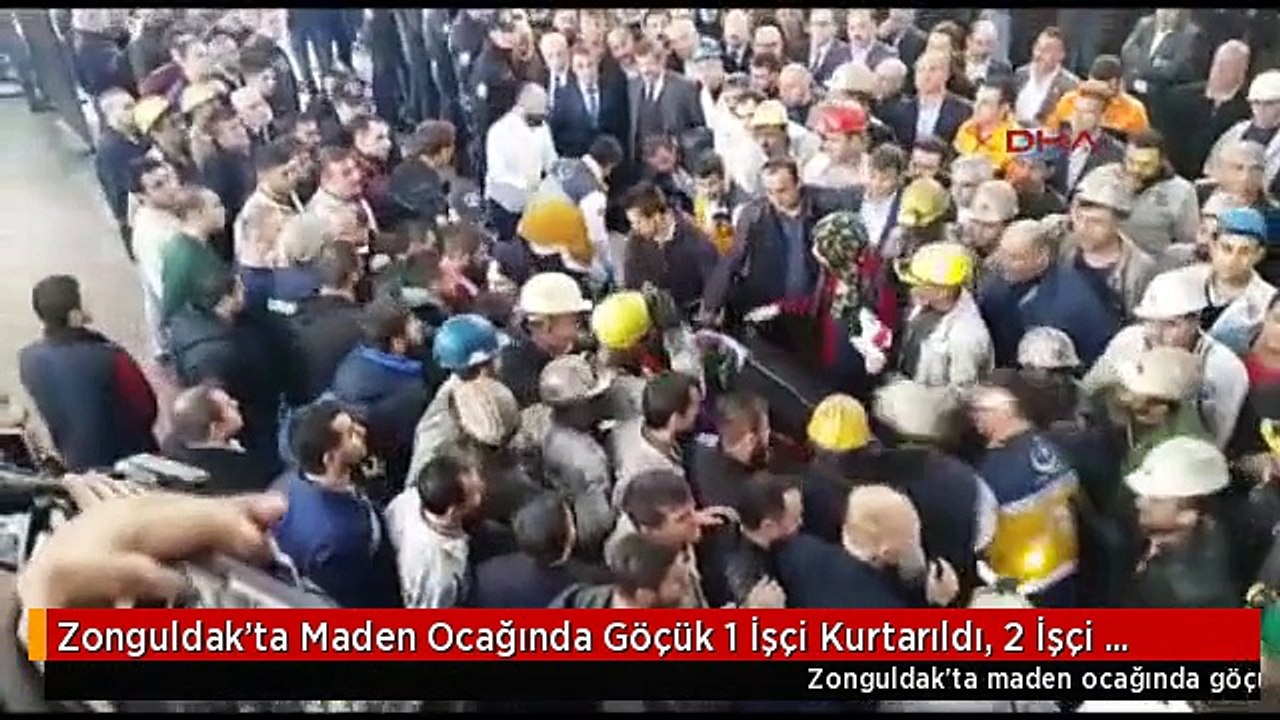 Zonguldak'ta Maden Ocağında Göçük 1 İşçi Kurtarıldı, 2 İşçi Göçük Altında
