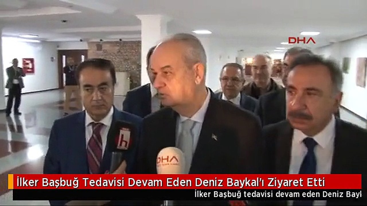 İlker Başbuğ Tedavisi Devam Eden Deniz Baykal'ı Ziyaret Etti