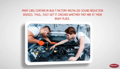 Reduce the Loud Noise of Your Car