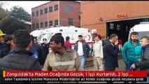 Zonguldak'ta Maden Ocağında Göçük: 1 İşçi Kurtarıldı, 2 İşçi Göçük Altında