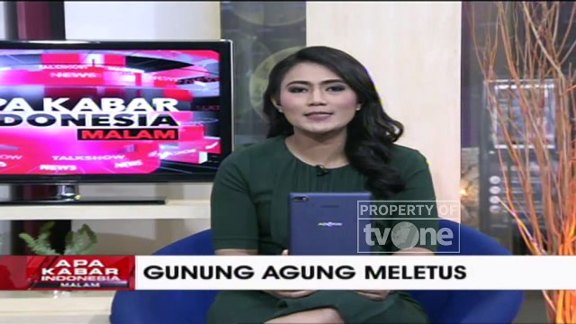 Gunung Agung Meletus Dan Status Awas [Part 1] - Apa Kabar Indonesia Malam tvOne