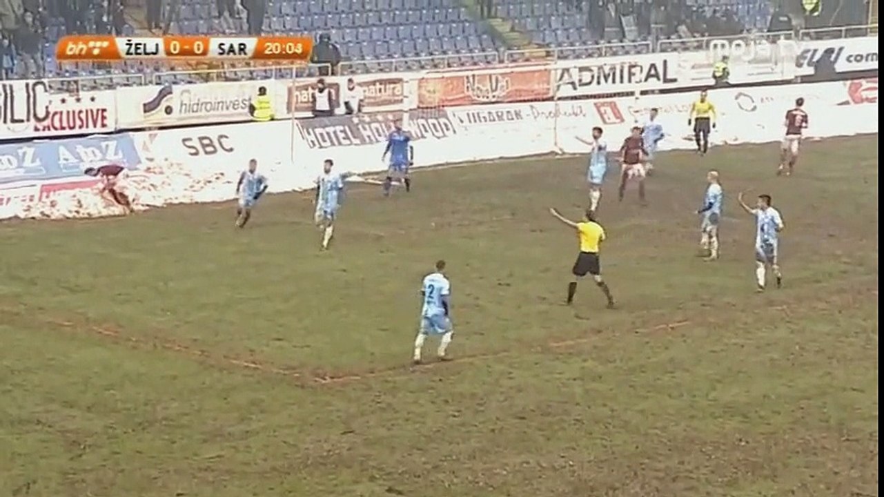 FK Željezničar - FK Sarajevo / Fair play Sarića oduševio tribine