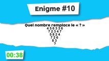 Énigme #10 : Logique de chiffres