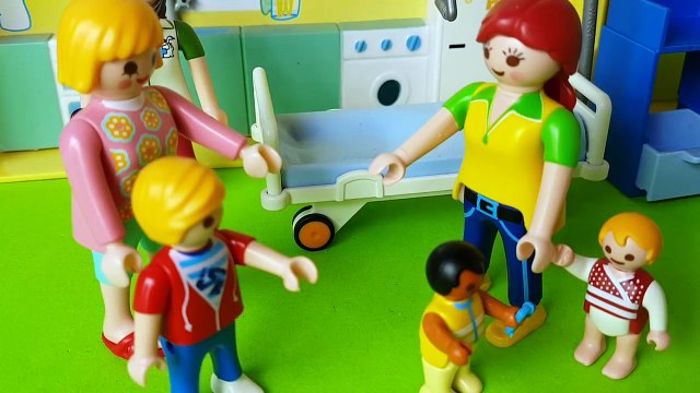 Rodzinka Playmobil Tomek wizyty u dentysty - zabawki bajki dla dzieci