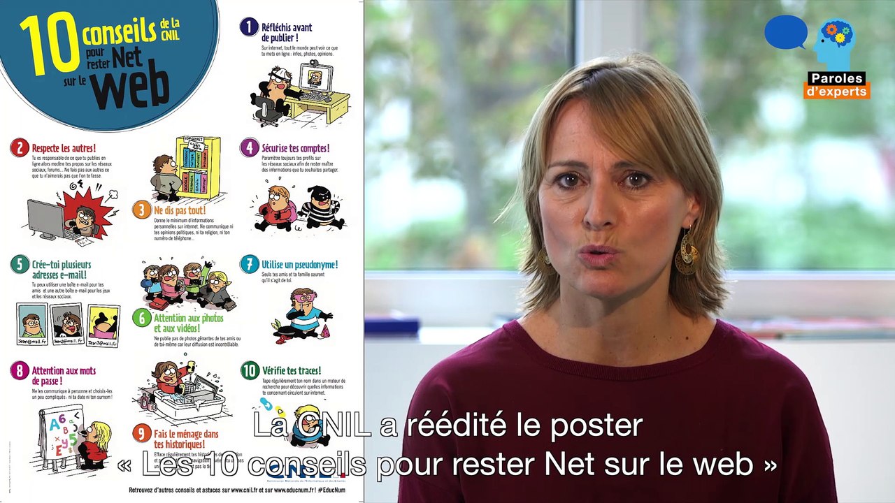 Paroles d'experts – Les 10 conseils de la CNIL pour rester net sur le web -  Orange