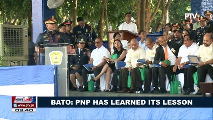 Bato: PNP has learned its lesson