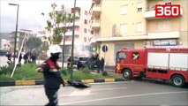Pamje të rënda nga atentati me eksploziv në Vlorë, asfalti mbulohet me gjak (360video)