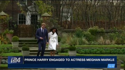 i24NEWS DESK | Prince Harry engaged to actress Meghan Markle | Monday, November 27th 2017