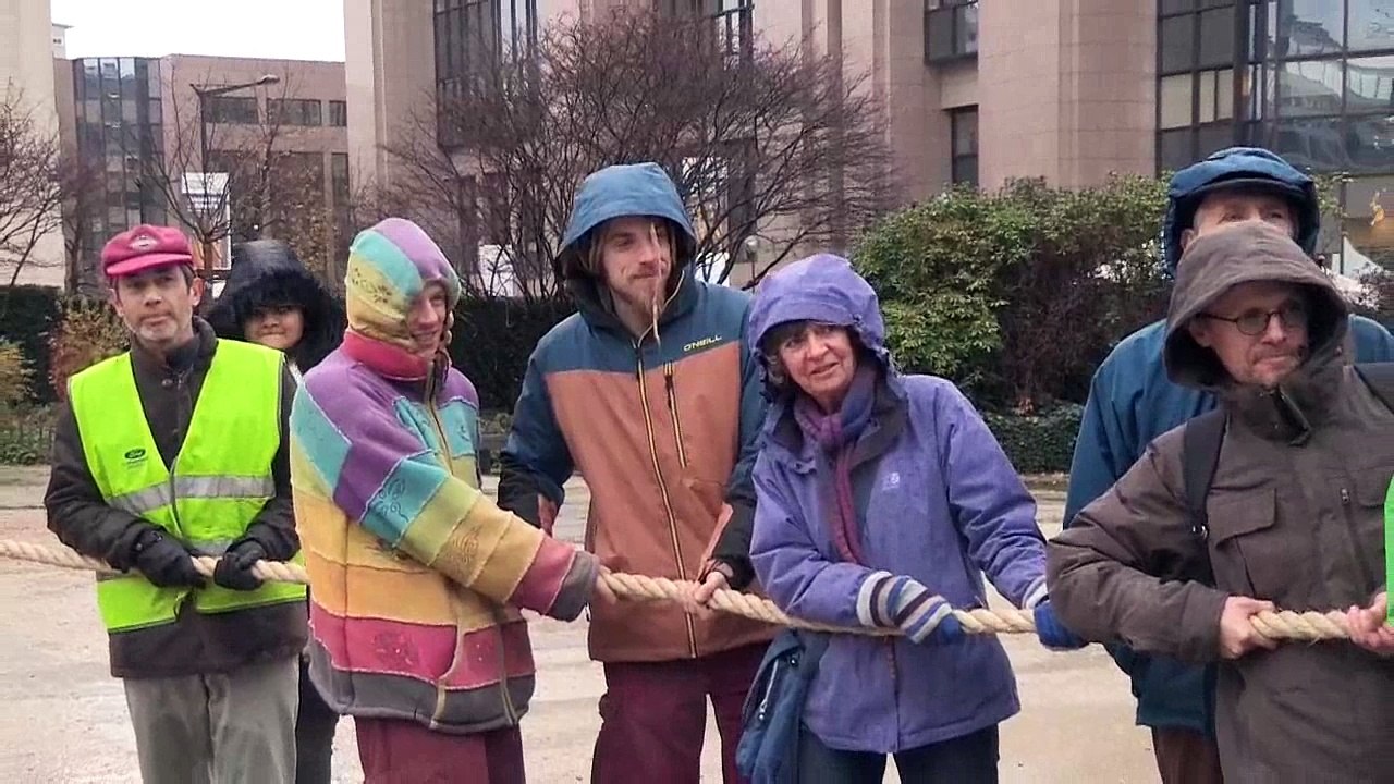 Activistas se manifiestan en Bruselas para evitar la renovación del glifosato en la UE