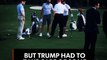 Trump Golfed with Tiger and Johnson