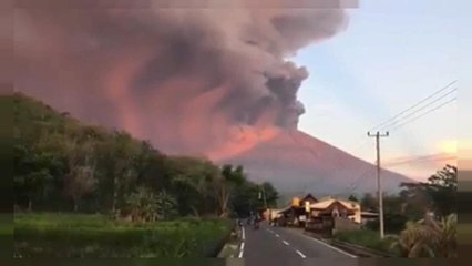 Vulcão Agung coloca Bali em alerta máximo
