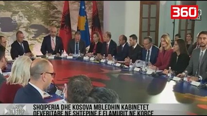 Mbledhja e dy qeverive, Rama: Moment historik i rrëzimit të barrierave rajonale (360video)