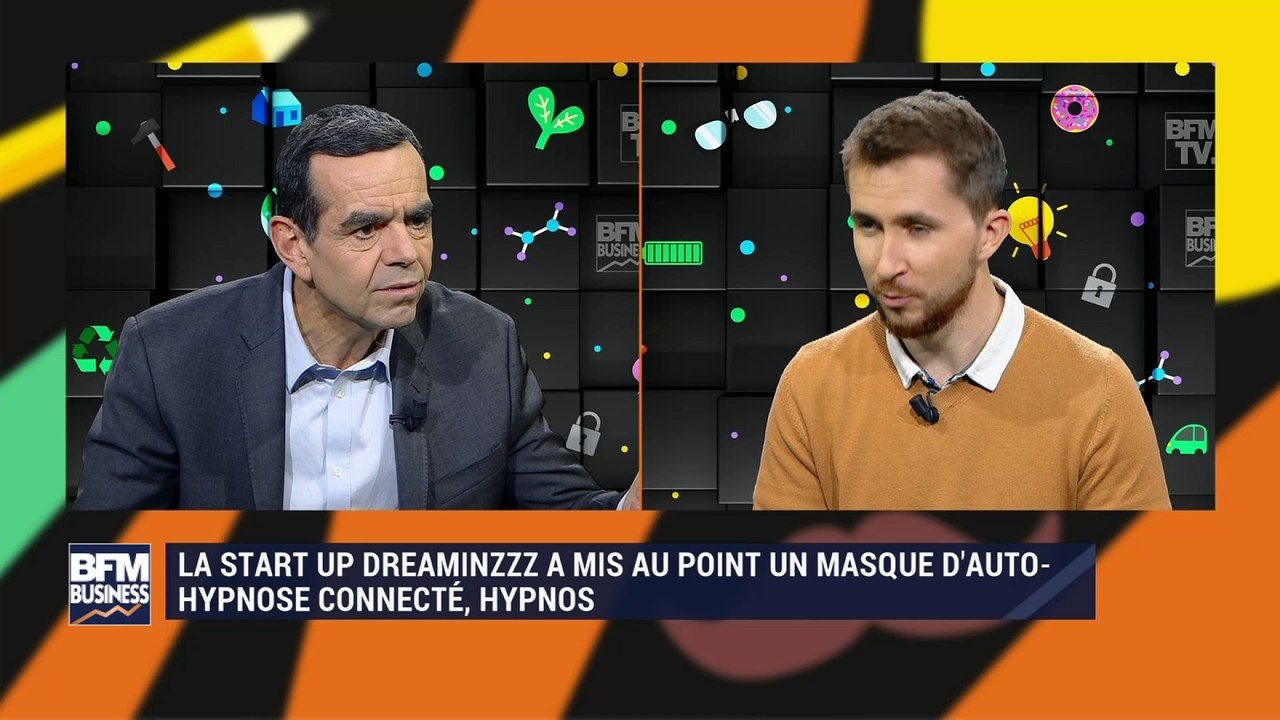 Hello startup : Dreaminzzz, la startup qui a mis au point un masque d'auto-hypnose connecté : Hypnos  - 24/11