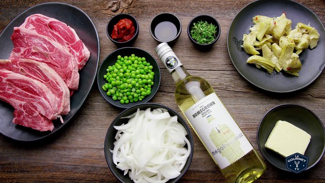 Lamb Chops with Artichokes Recipe