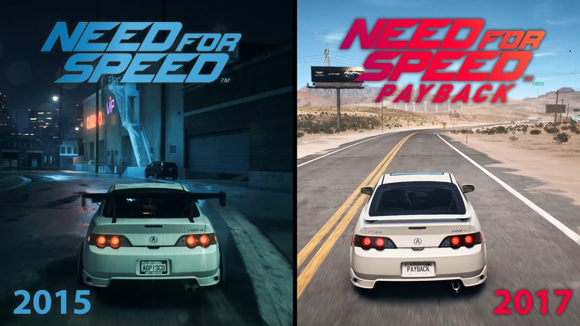 Need For Speed (2015) vs Need For Speed Payback (2017) | Story,  Customization, Driving and More! - video Dailymotion