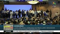 Presidente de Honduras se declara ganador de las elecciones