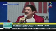 Opositores al pdte. hondureño informan sobre sus conteos