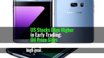 US Stocks Edge Higher in Early Trading; Oil Price Slips