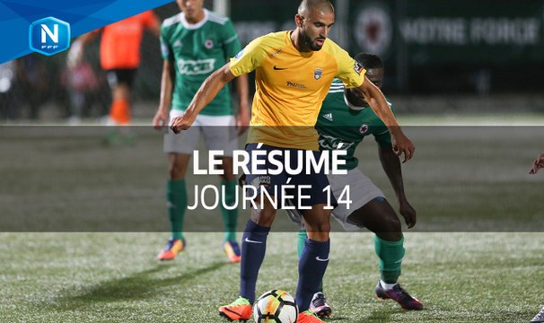 Championnat National, 14e journée : tous les buts