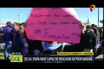 Submarino ARA San Juan: EEUU envía nave capaz de rescatar en la profundidad