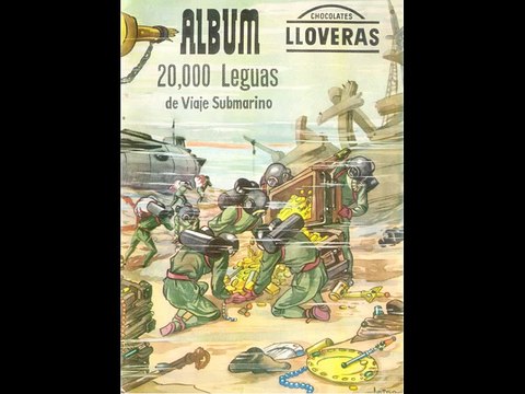20000 LEGUAS DE VIAJE SUBMARINO - CROMOS LLOVERAS - ALBUM COMPLETO