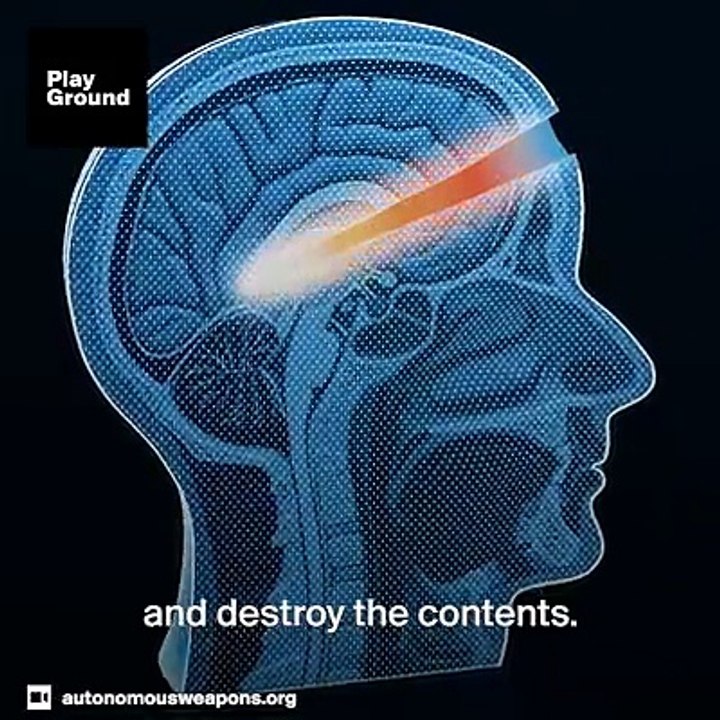 Its Processes can react 100 Time FASTER then a HUMAN - That Skill is all AI. autonomousweapons