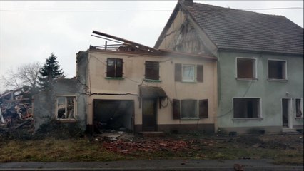 Démolition de trois maisons à Hilsprich