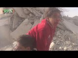 Airstrikes on Irbin in East Damascus Injure Children