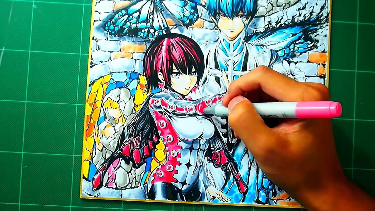 【超人気マンガ家】？？さんの「絵柄」でイラスト描いてみた結果、、、最高に難しすぎた。。【吉村拓也イラスト】