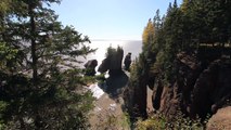 Bay of Fundy Tides Time Lapse | The Highest Tides in the World at Hopewell Rocks!