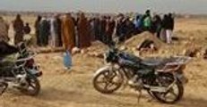 Mass Burial for Dozens of Victims of Airstrike Near Deir Ezzor