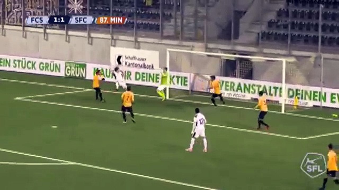 Schaffhausen 1:2 Servette ( Swiss Challenge League 26 November 2017)