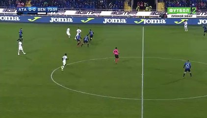 Bryan Cristante  Goal HD - Atalanta	1-0	Benevento 27.11.2017
