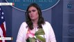 Sarah Huckabee Sanders Attempts To Defend Calling Warren 'Pocahontas' During WH Event