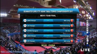 Ma Long vs Jang Woojin | ITTF Asian Championships 2017 | Full Match ( Team Final )