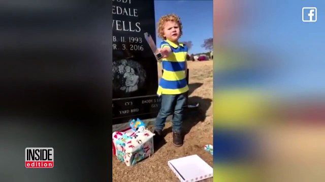 Tata je iznenada preminuo, a onda su njegova supruga i sin posjetili njegov grob i vidjeli da je misteriozni stranac ost