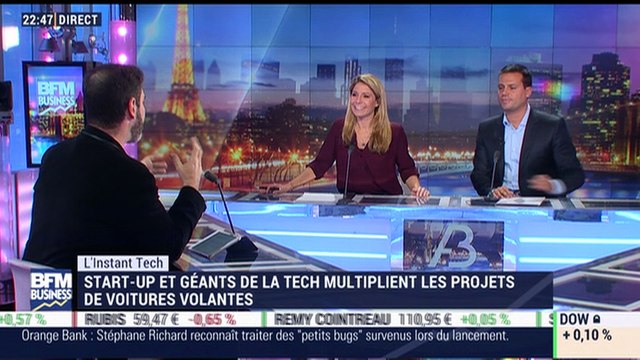 L'Instant Tech: Start-up et géants de la tech multiplient les projets de voitures volantes - 27/11