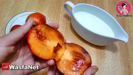 فلان طبيعي بمكونين فقط  صحي سهل و لذيذ  بالكاكي Persimmon