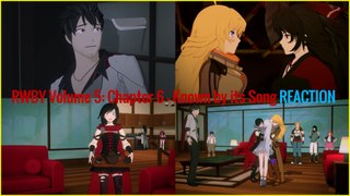 No voy a llorar|RWBY Volume 5: Chapter 6 - Known by its Song|REACTION (Con subs)