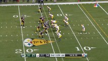 Antonio Brown makes absurd catch down the sideline for 11-yard gain